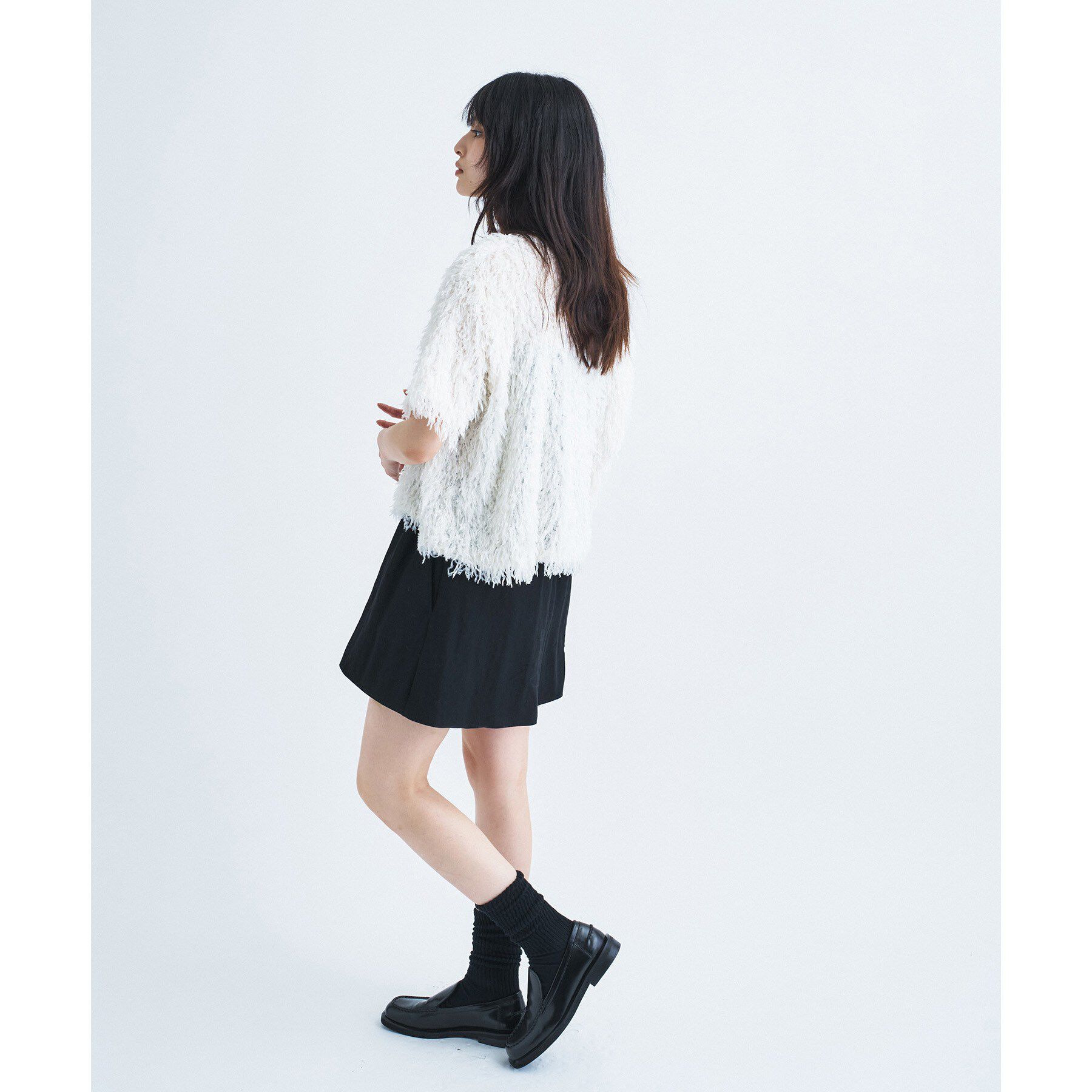 CODE A「IRONING｜feather tulle S／S tee」|Tシャツ・カットソー|