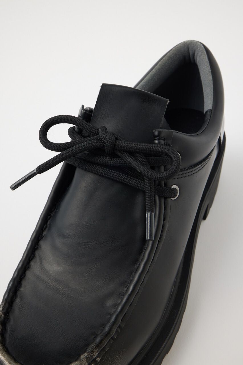 MOUSSY「CHUNK SOLE レースアップシューズ」|ローファー|