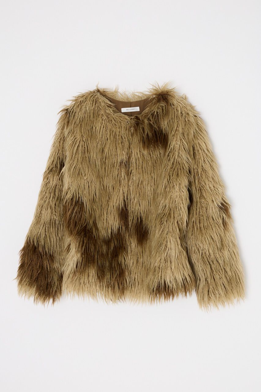 MOUSSY「MESSY FAUX ファーコート」|その他|