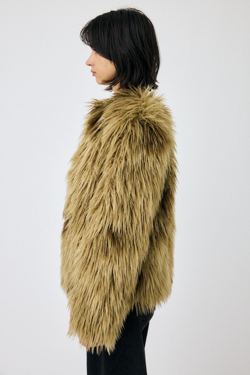 MOUSSY「MESSY FAUX ファーコート」|その他|