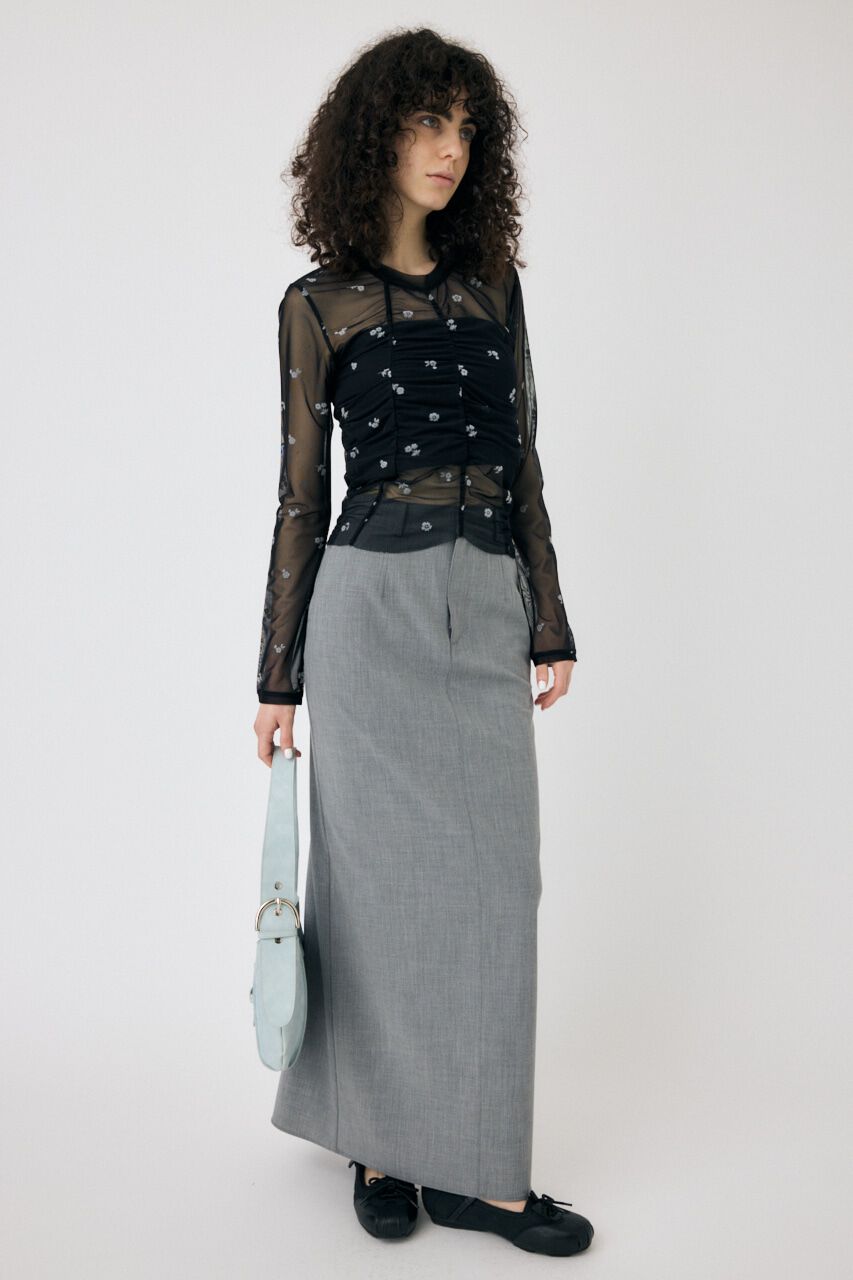 MOUSSY「FLARE BACK マキシスカート」|スカート|