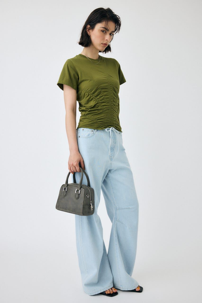 MOUSSY「GATHER CUT トップス」|Tシャツ・カットソー|