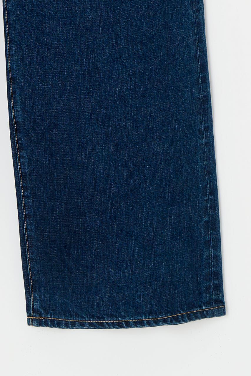 MOUSSY「TUCK WIDE ストレートデニム」|デニム|