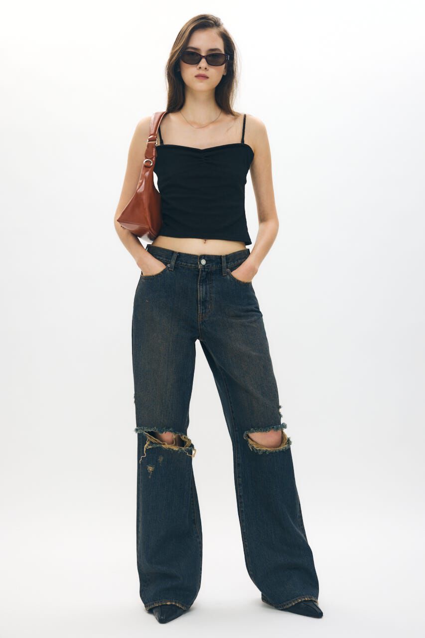 MOUSSY「BOUCLE TWEED キャミ」|キャミソール|
