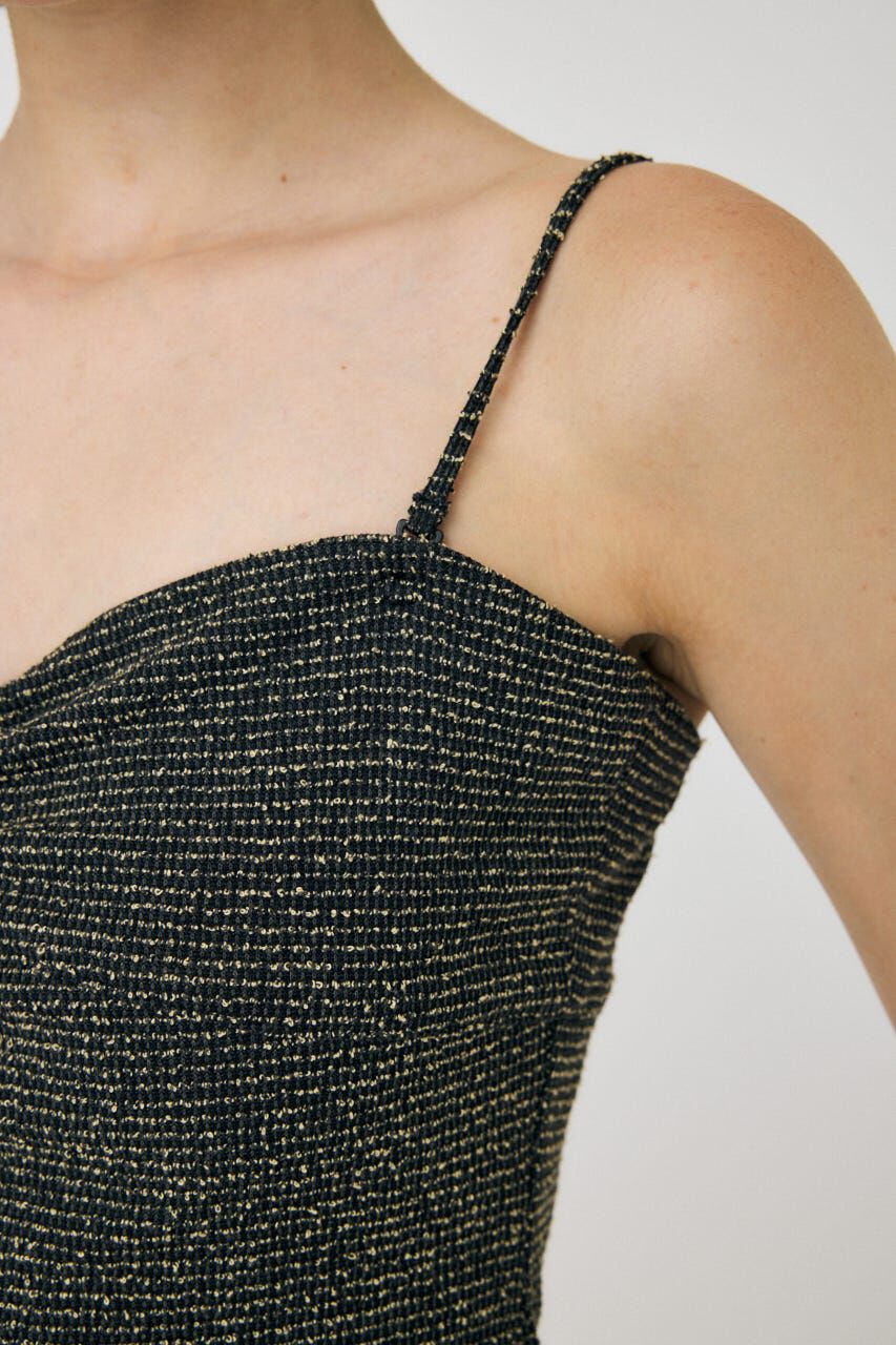 MOUSSY「BOUCLE TWEED キャミ」|キャミソール|