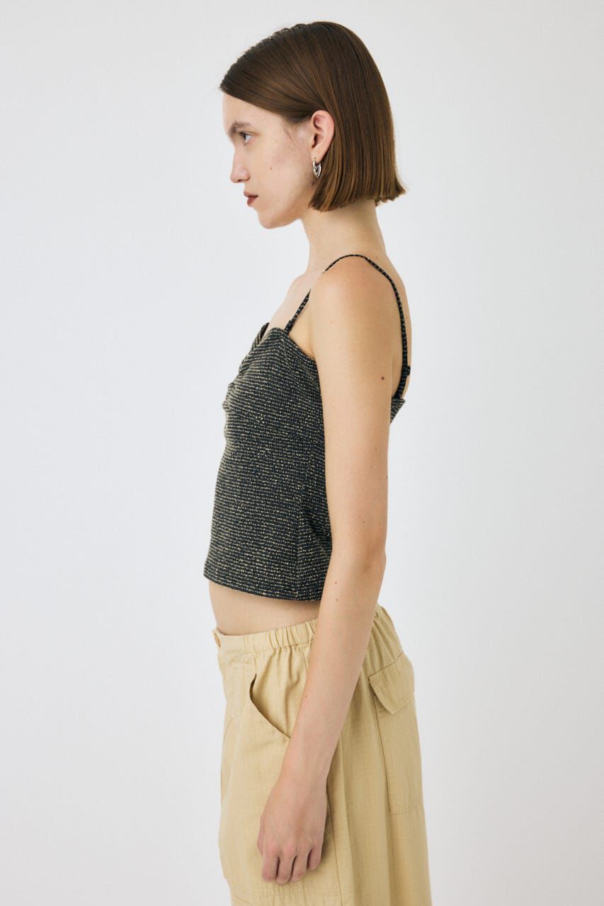 MOUSSY「BOUCLE TWEED キャミ」|キャミソール|