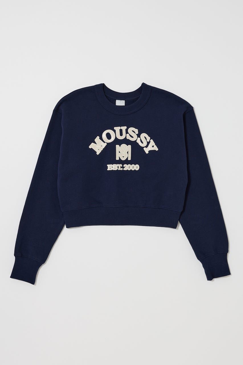 MOUSSY「MOUSSY F/LEATHER PATCH プルオーバー」|パーカー|