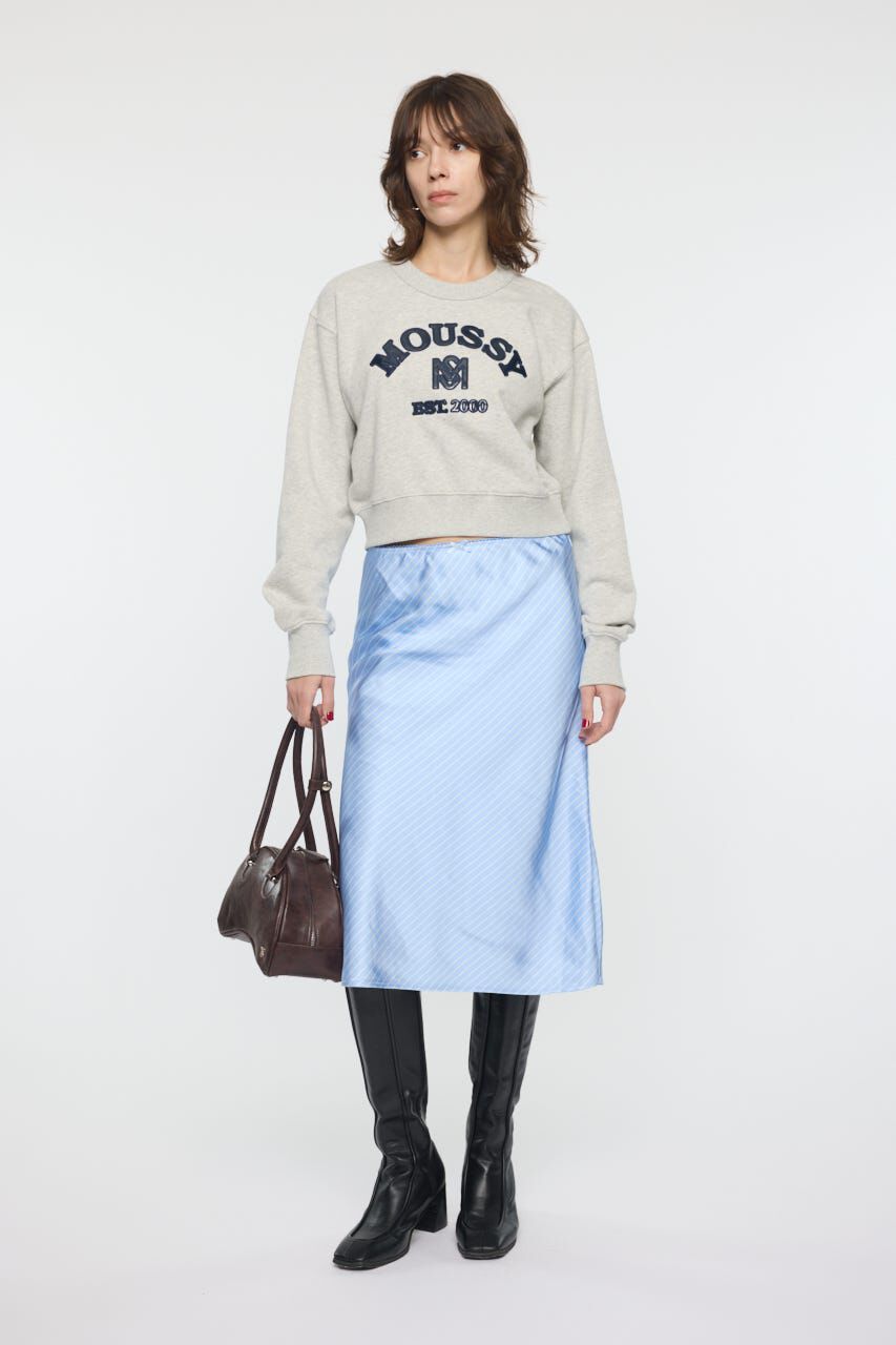 MOUSSY「MOUSSY F/LEATHER PATCH プルオーバー」|パーカー|