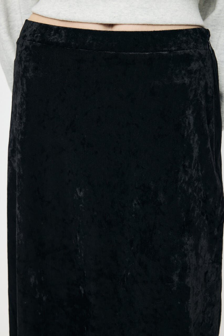 MOUSSY「LACE TRIM VELVET スカート」|スカート|
