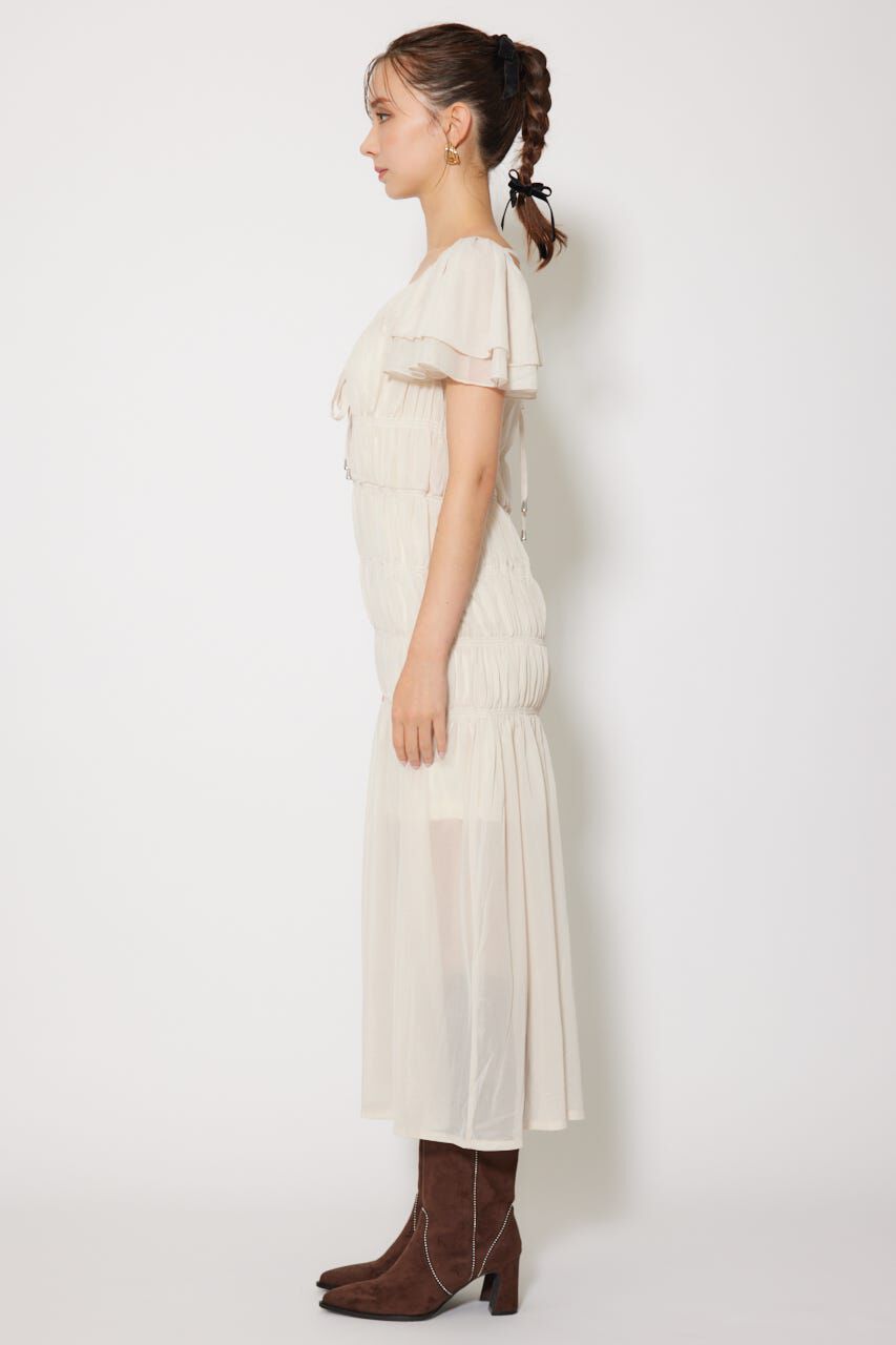 rienda「ワッシャーリラクシーカットワンピース」|ワンピース|