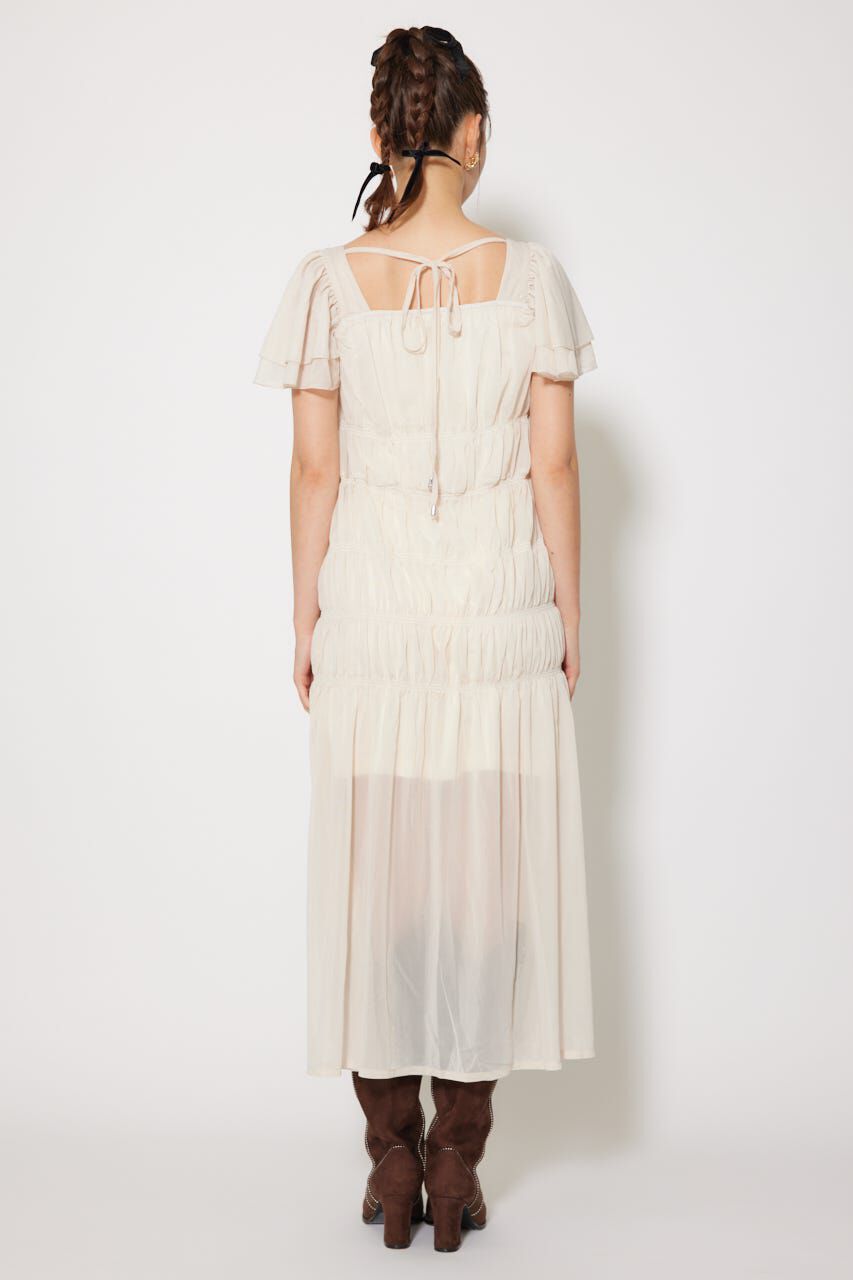 rienda「ワッシャーリラクシーカットワンピース」|ワンピース|
