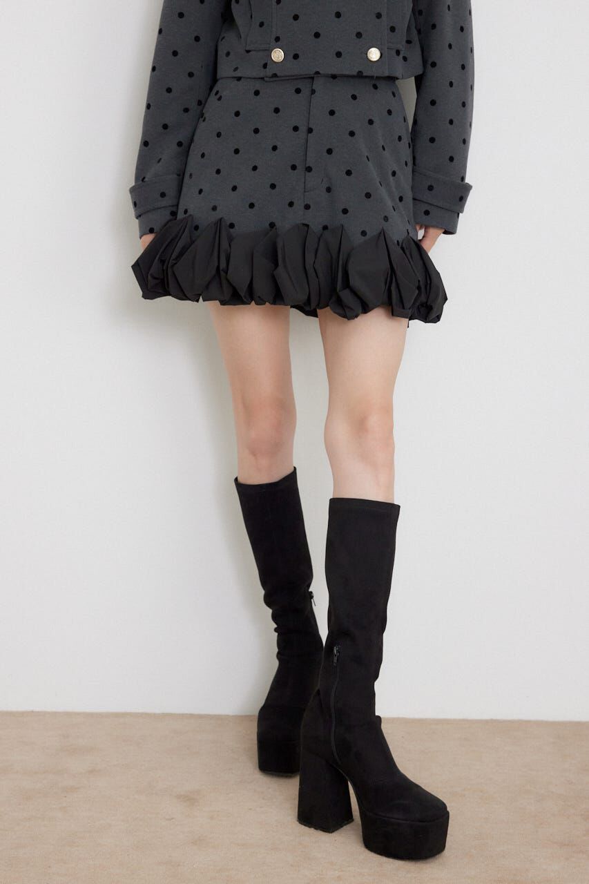 rienda「フリルヘムスコートショートパンツ」|その他|