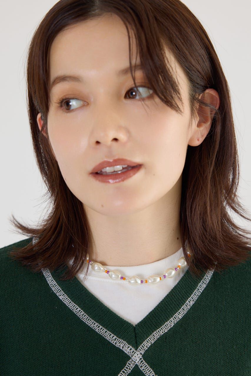 RODEO CROWNS「フェイクパールビーズネックレス」|ネックレス|