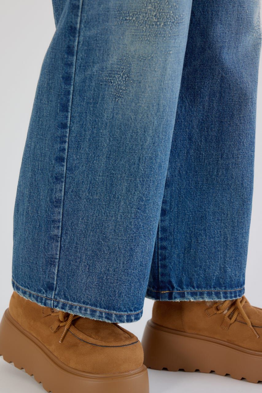 RODEO CROWNS「HIP EMB LOOSE DENIM」|デニム|