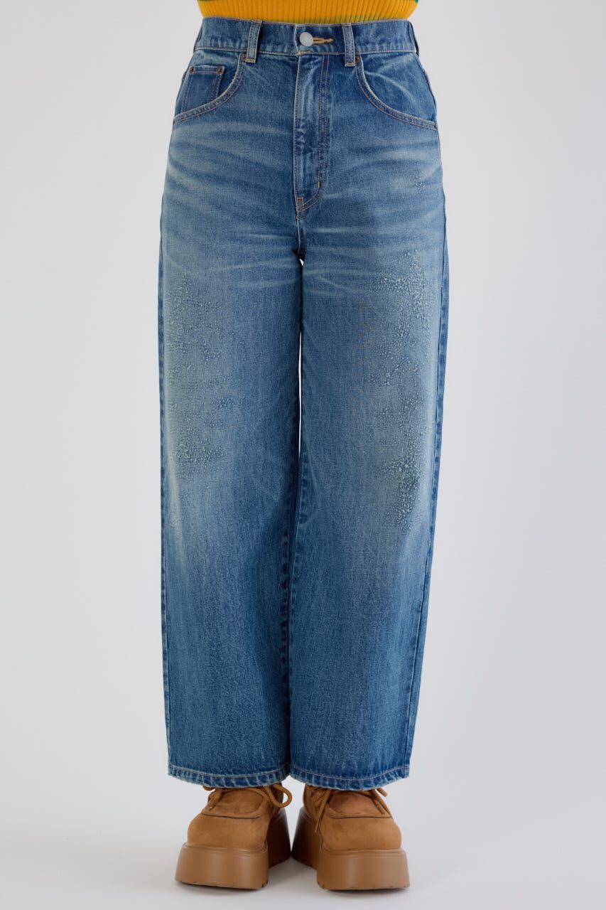 RODEO CROWNS「HIP EMB LOOSE DENIM」|デニム|