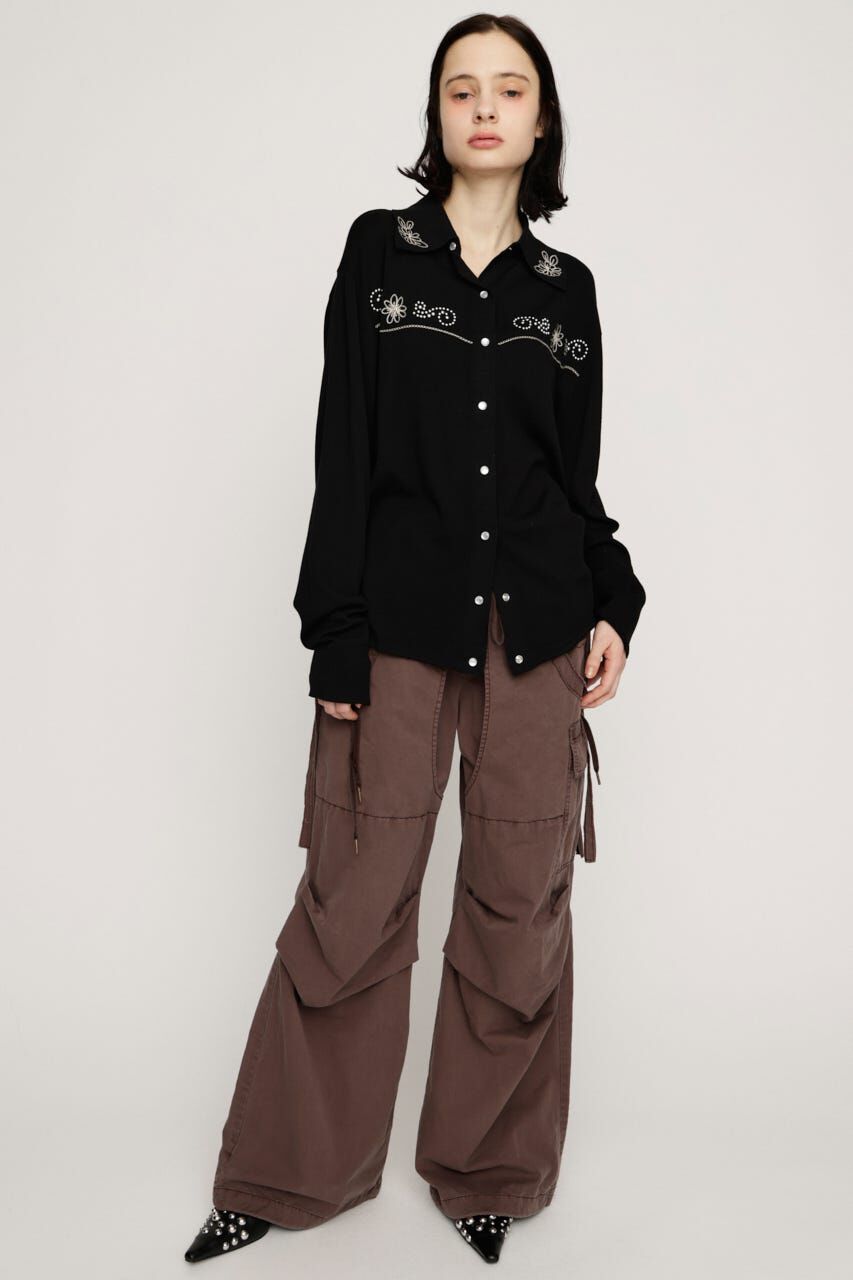 SLY「TUCK WIDE WOVEN パンツ」|その他|