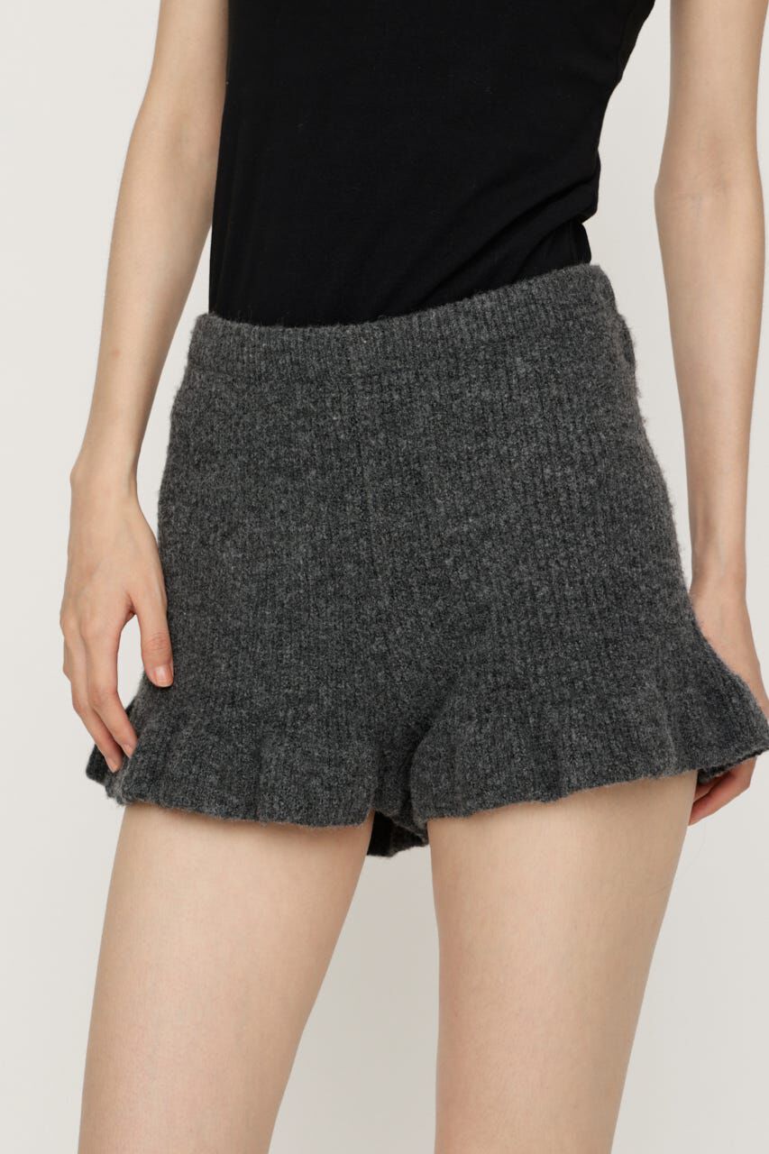 SLY「FRILL KNIT ショートパンツ」|その他|D/GRY3