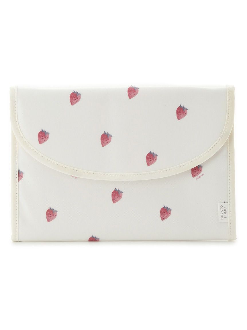 GELATO PIQUE KIDS & BABY「【販路限定】総柄母子手帳ケースL」|マタニティ・ママグッズ|RED