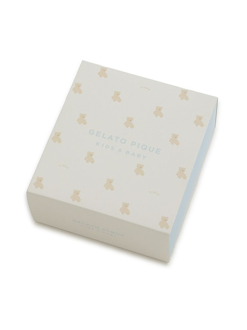 GELATO PIQUE KIDS & BABY「【ラッピング済み】【BABY】ベアぬいぐるみ&スタイ2点セット ギフトBOX」|その他ベビー用品|