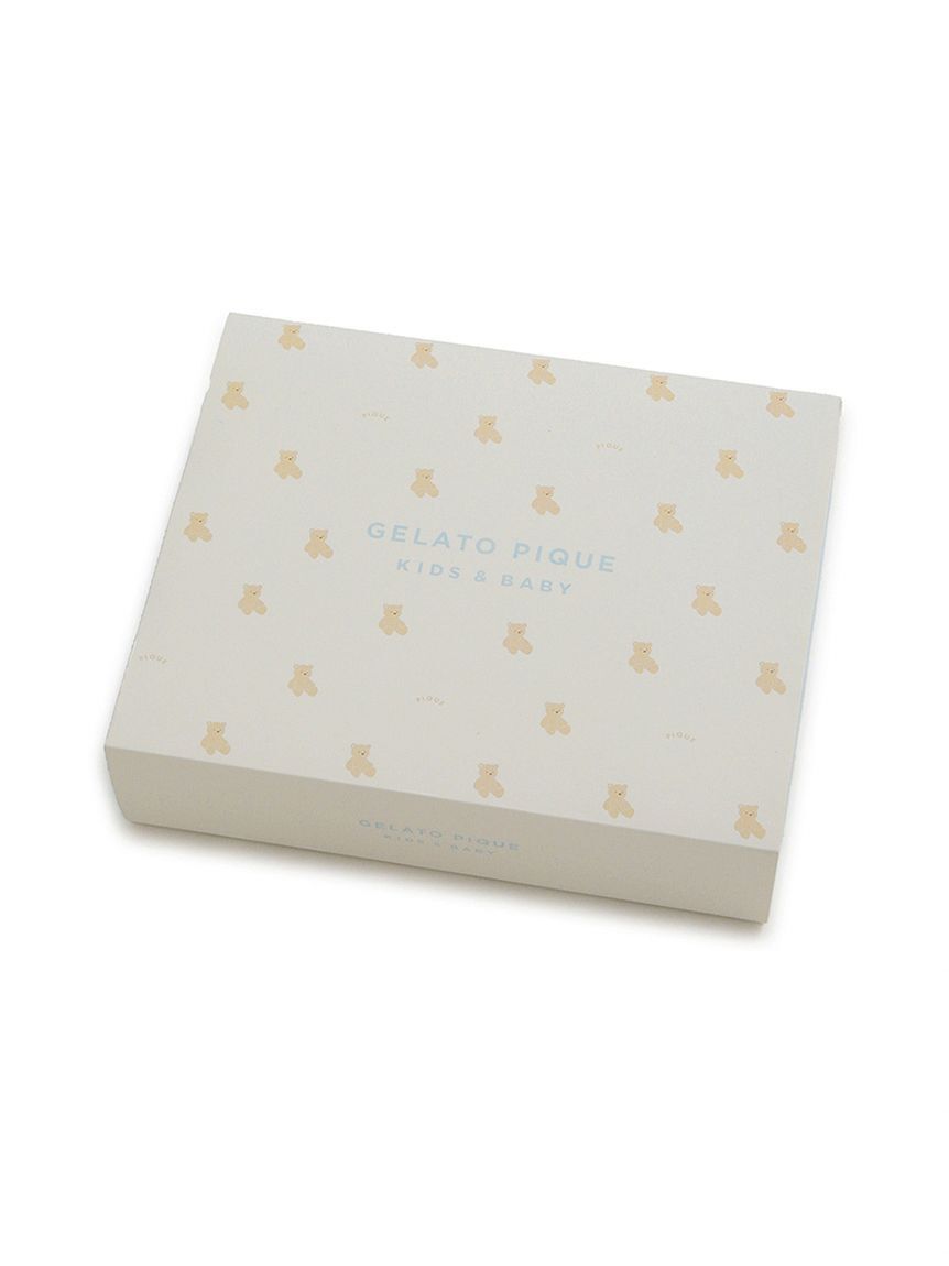 GELATO PIQUE KIDS & BABY「【ラッピング済み】【BABY】ベアブランケット&ボディースーツ&スタイ3点セット ギフトBOX」|その他ベビー用品|