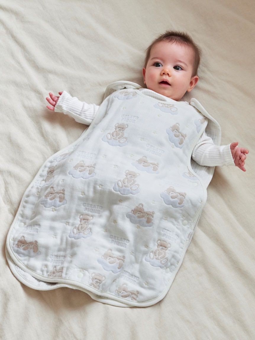 GELATO PIQUE KIDS & BABY「【BABY】ドリーミーベア柄６重ガーゼスリーパー」|その他ベビー用品|