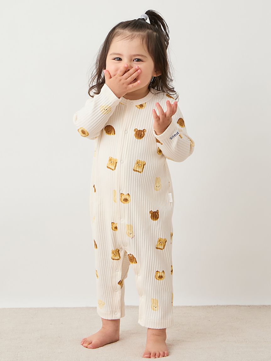 GELATO PIQUE KIDS & BABY「【BABY】アニマルブレッド柄ロンパース」|ロンパース|CRM