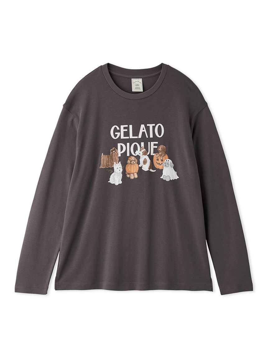 gelato pique「【HALLOWEEN】ナイトパレードDOGSワンポイントロンT」|ルームウェア|DGRY