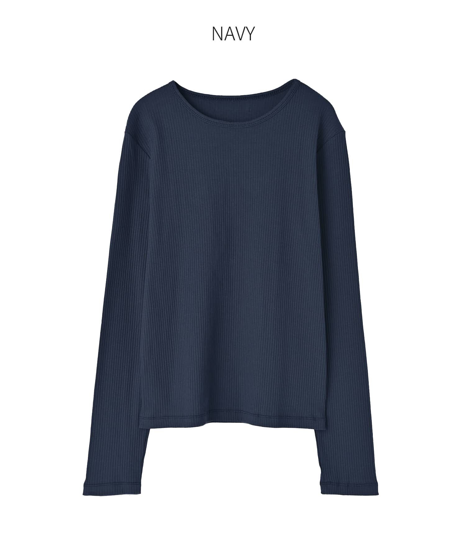 STYLE DELI「中太リブBASIC長袖カットソートップス」|Tシャツ・カットソー|