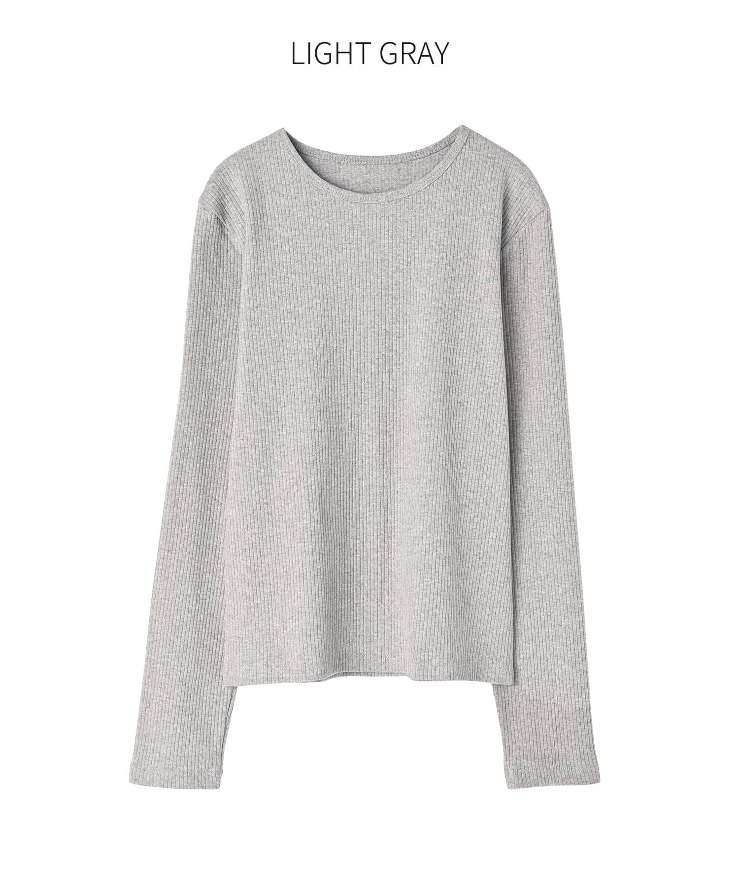 STYLE DELI「中太リブBASIC長袖カットソートップス」|Tシャツ・カットソー|