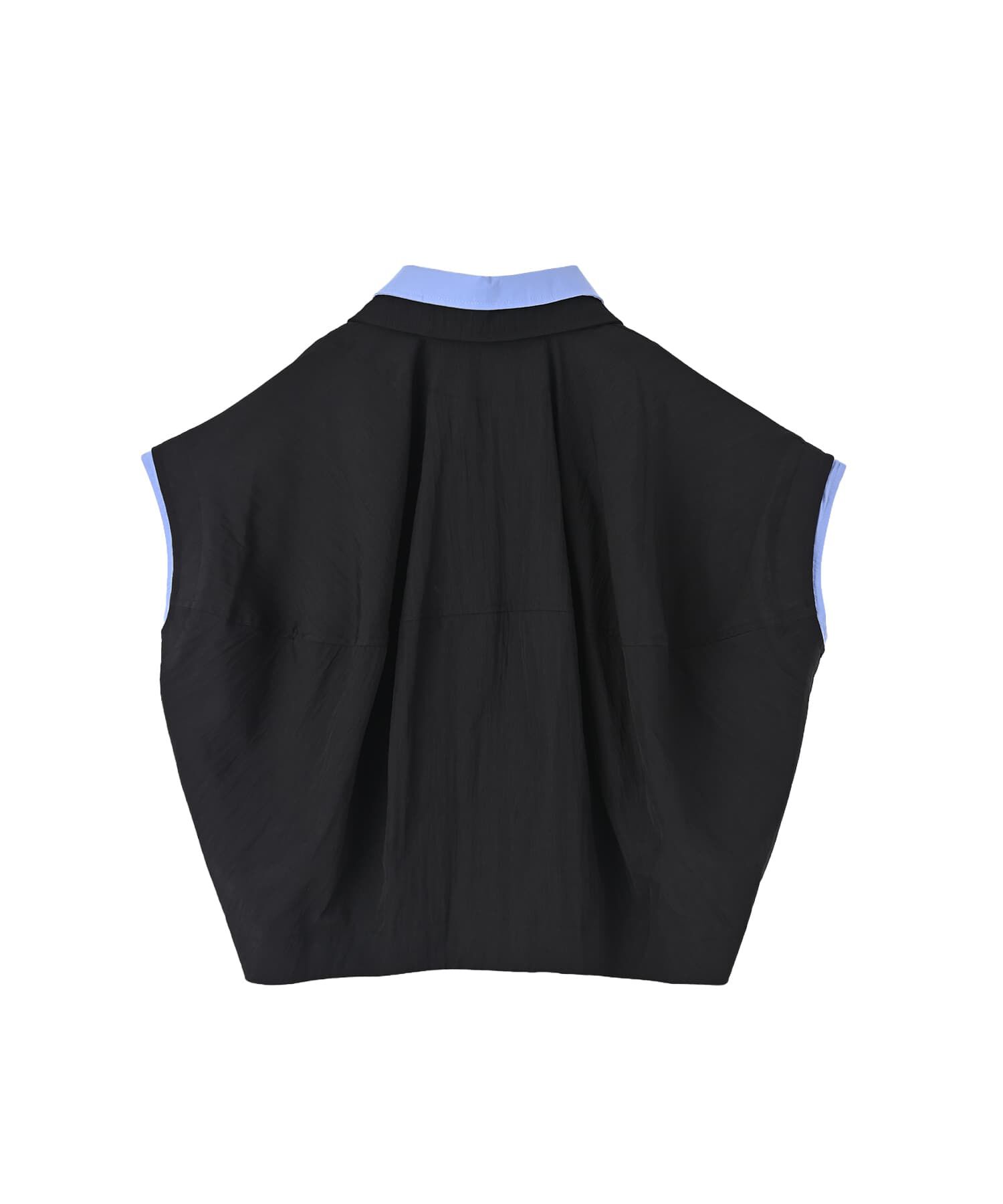 STYLE DELI「【BLK001】リネンライクレイヤードコクーンシャツ」|シャツ・ブラウス|