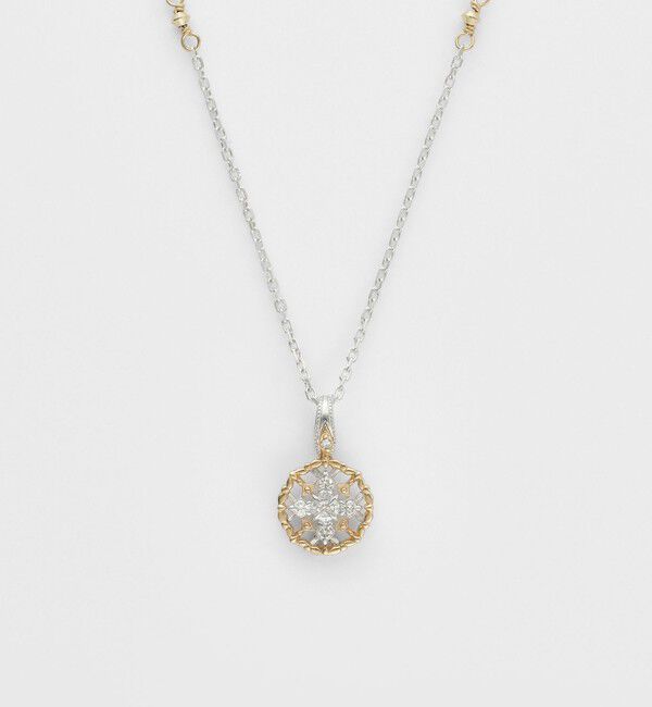 agete「《Limited Edition》シルバー／K10ダイヤモンドネックレス（0.05ct）」|ネックレス|ホワイト