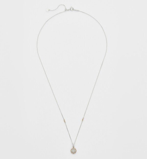 agete「《Limited Edition》シルバー／K10ダイヤモンドネックレス（0.05ct）」|ネックレス|