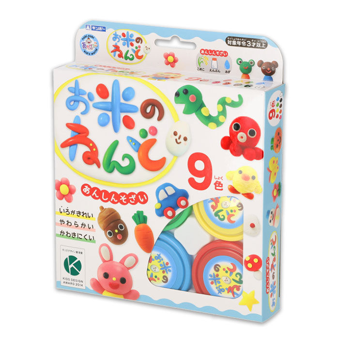 BACKYARD FAMILY「粘土 お米 通販 9色 セット ねんど 米 安全 知育玩具 知育 玩具 おもちゃ 教育」|その他ベビー用品|