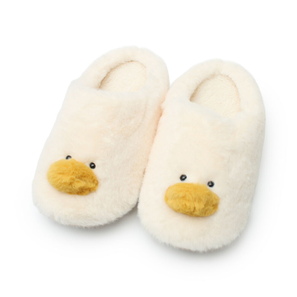 BACKYARD FAMILY「レディーススリッパ 通販 おしゃれかわいい あったかスリッパ 室内履きオフィス もこもこボア」|ルームシューズ|ホワイト1