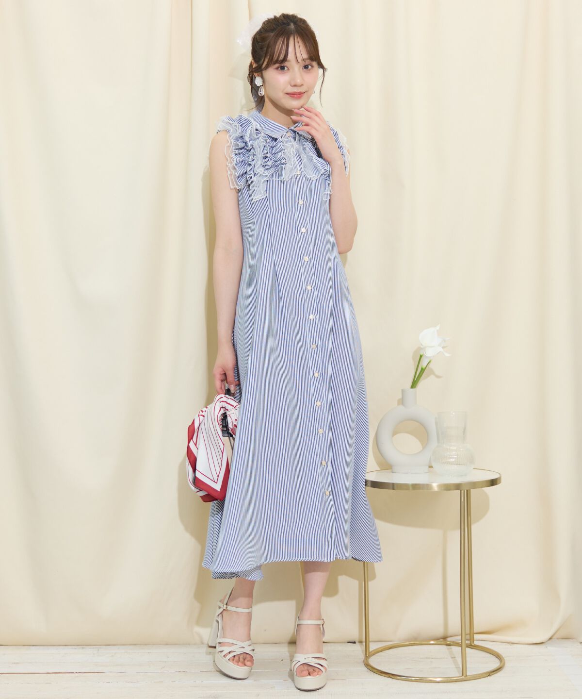 WILLSELECTION「チュールフリルワンピース」|ワンピース|