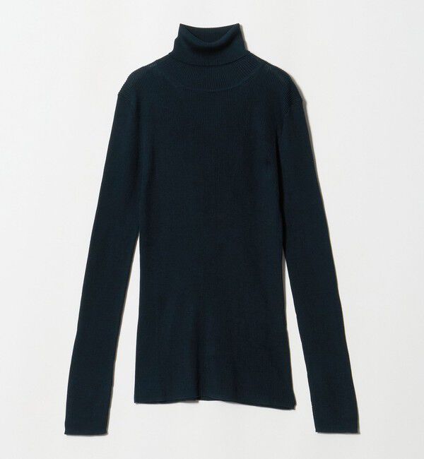 UNITED ARROWS「シルクリブ タートルネック ニット」|ニット・セーター|