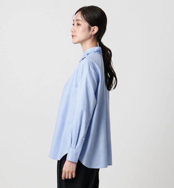 UNITED ARROWS「ミニフリルシャツ‐ウォッシャブル‐」|シャツ・ブラウス|