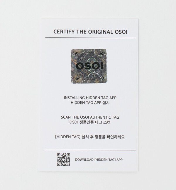OSOI「【別注】＜OSOI＞スタッズ ハーフウォレット」|財布|