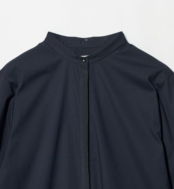 UNITED ARROWS「4WAY エンブロイダリー バンドカラー シャツ」|シャツ・ブラウス|