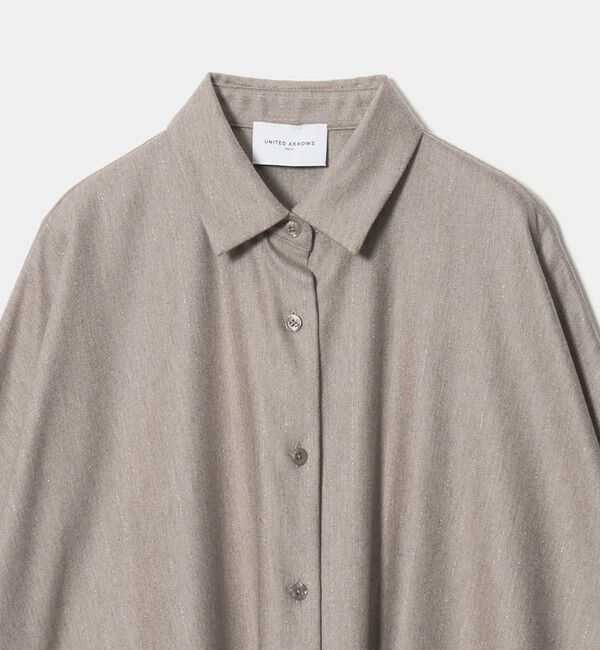 UNITED ARROWS「ウール ドルマン シャツ」|シャツ・ブラウス|