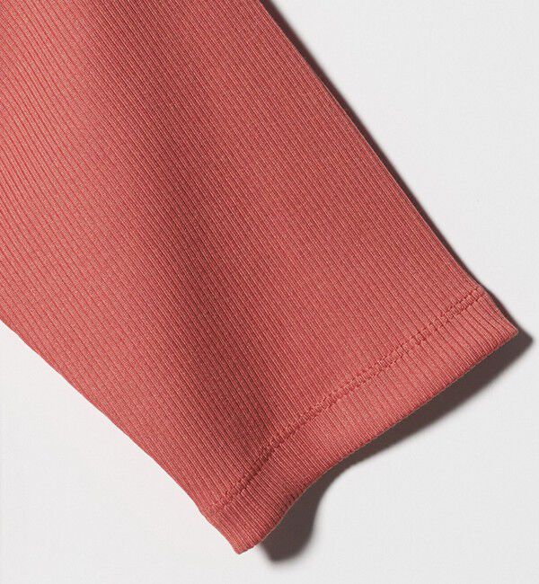 UNITED ARROWS green label relaxing「ブライトリブ スクエアネック 5分袖 プルオーバー カットソー」|Tシャツ・カットソー|