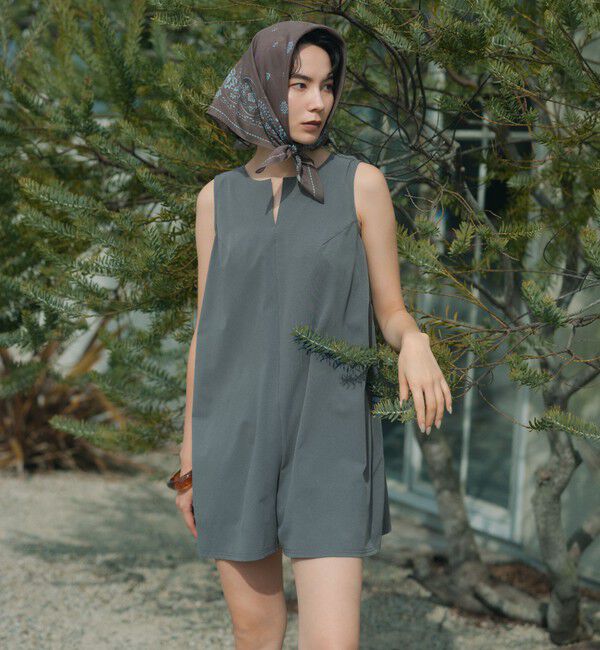 UNITED ARROWS green label relaxing「Aライン オールインワン スイムウェア / 水着」|その他|DK.GRAY