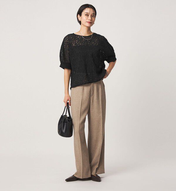 UNITED ARROWS green label relaxing「レース プルオーバー カットソー」|Tシャツ・カットソー|