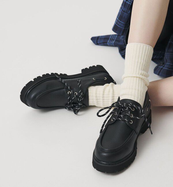 BEAUTY&YOUTH UNITED ARROWS「3WAY デッキシューズ ブラック」|デッキシューズ|