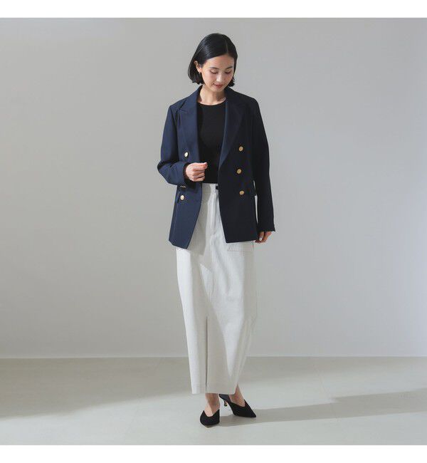Demi-Luxe BEAMS 「ドライギャバジン ６ボタン ダブルジャケット」|ダッフルコート|