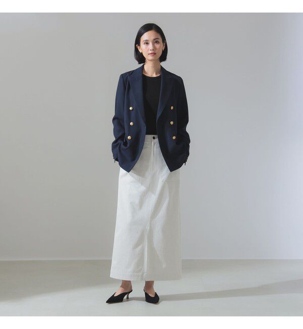 Demi-Luxe BEAMS 「ドライギャバジン ６ボタン ダブルジャケット」|ダッフルコート|