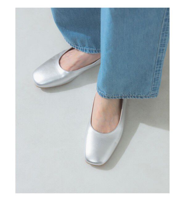 Demi-Luxe BEAMS 「フラット パンプス」|パンプス|SILVER
