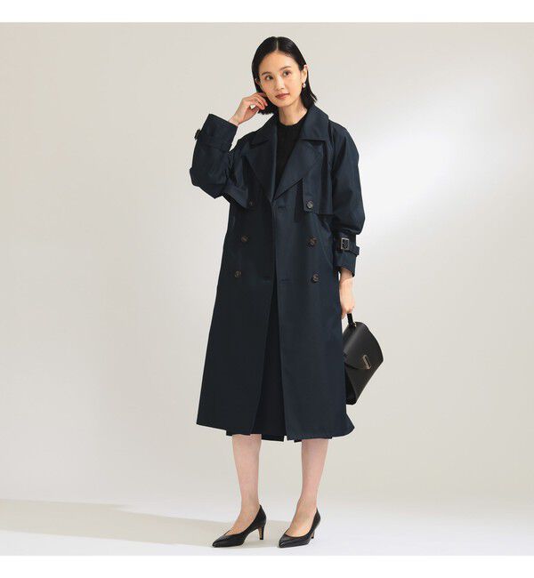 Demi-Luxe BEAMS 「ライト ツイル トレンチコート」|ダッフルコート|