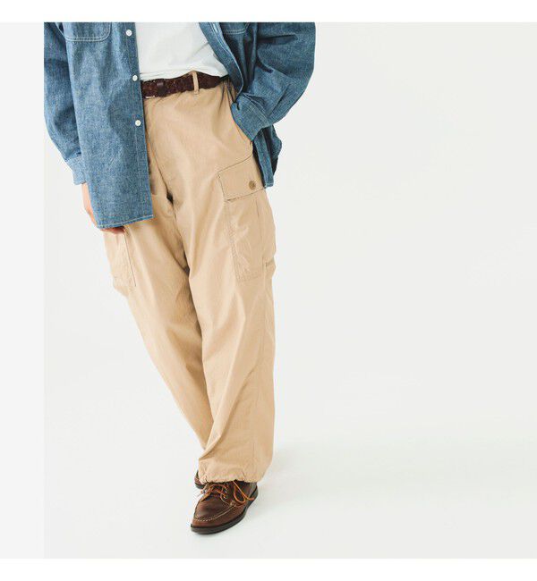BEAMS「BEAMS PLUS / リップストップ ミリタリー 6ポケット パンツ」|その他|BEIGE