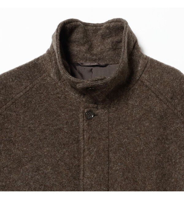 BEAMS「フリース ステンカラーコート」|ダッフルコート|